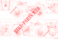 WARNING LABEL for Ducati Panigale 1100 V4 Speciale 2018