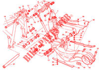 REAR SHOCK ABSORBER for Ducati 748 1998