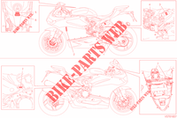 WARNING LABEL for Ducati Panigale 959 Corse 2019