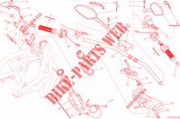HANDLEBAR & CONTROLS for Ducati Monster 821 Stripes 2015