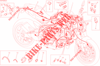 WIRING HARNESS for Ducati Monster 821 Stripes 2016