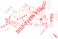 EXHAUST SYSTEM for Ducati Monster 400 1996