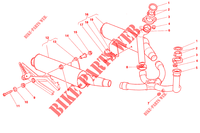 EXHAUST SYSTEM for Ducati Monster 750 1996