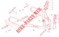 EXHAUST SYSTEM for Ducati Monster 900 City 1999