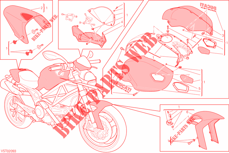 ART KIT for Ducati Monster 796 ABS 2014