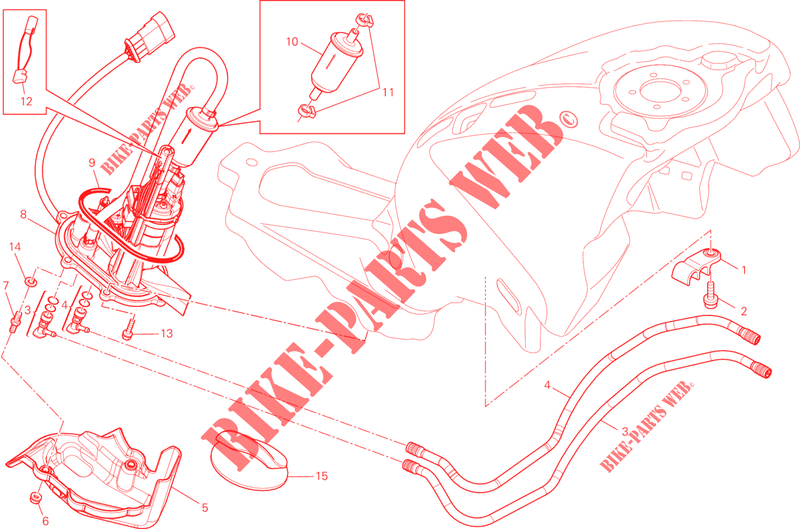 FUEL PUMP for Ducati Monster 795 2014