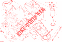 AIR FILTER BOX & OIL BREATHER for Ducati Monster 1200 S Stripes 2016