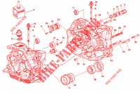 CRANKCASE ASSEMBLY (DMM 001275>) for Ducati 750 SS 1995