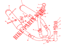 EXHAUST SYSTEM for Ducati 750 SS 1995