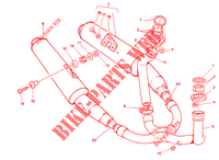 EXHAUST SYSTEM (SUPERSPORT) for Ducati 900 SS 1996