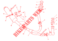 EXHAUST SYSTEM for Ducati 600 SS 1996