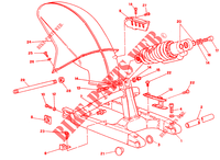 SWINGARM (FM 001364) for Ducati 750 SS 1997