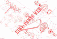 REAR WHEEL HUB   DISC   CHAIN for Ducati XDiavel Sport Pack 2021