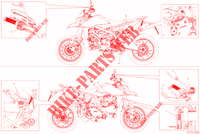 WARNING LABEL for Ducati Hypermotard 950 SP 2021