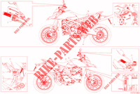 WARNING LABEL for Ducati Hypermotard 950 RVE 2021