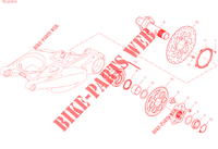REAR WHEEL PIN for Ducati Multistrada V4 Pikes Peak 2022