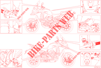 WARNING LABEL for Ducati Multistrada V4 S Full 2022