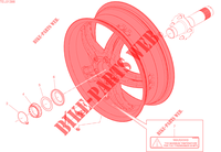 REAR WHEEL for Ducati Streetfighter V4 SP 2022