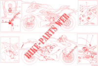 WARNING LABEL for Ducati Supersport 950 S 2022