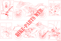 WARNING LABEL for Ducati Supersport 950 2022