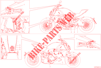 WARNING LABEL for Ducati Diavel 1260 2022