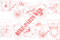 WARNING LABEL for Ducati Panigale V4 S 2022