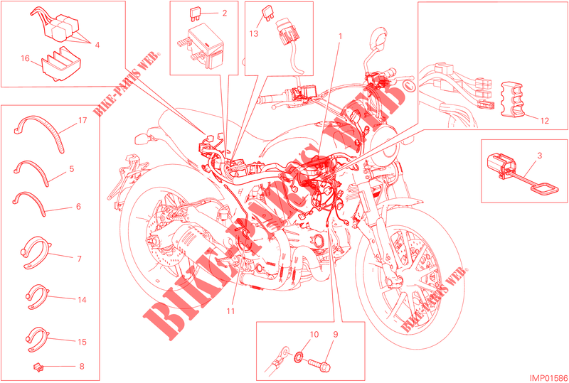 WIRING HARNESS for Ducati Scrambler 800 Next-Gen Icon 2023
