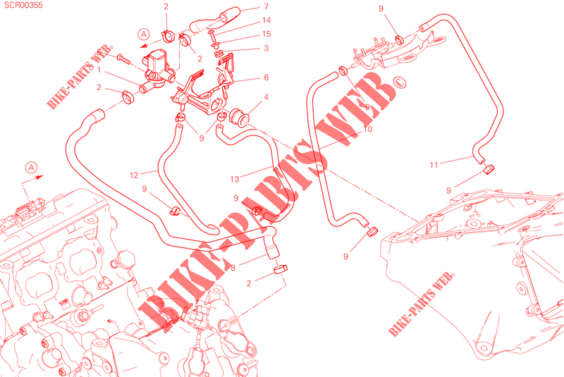 SECONDARY AIR SYSTEM for Ducati Multistrada V4 S Full 2023