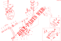 REAR BRAKE SYSTEM for Ducati Multistrada V4 S Radar 2023