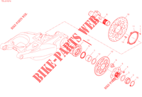 REAR WHEEL PIN for Ducati Multistrada V4 Pikes Peak 2023