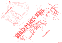 NUMBER PLATE HOLDER for Ducati Multistrada V2 S 2023