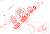 FRONT WHEEL for Ducati Multistrada V4 Rally Travel Radar 2023