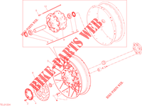 REAR WHEEL for Ducati Multistrada V4 Rally Radar Full 2023