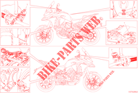 WARNING LABEL for Ducati Multistrada V4 Rally Radar Full 2023