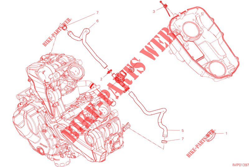 SECONDARY AIR SYSTEM for Ducati Monster + 2023