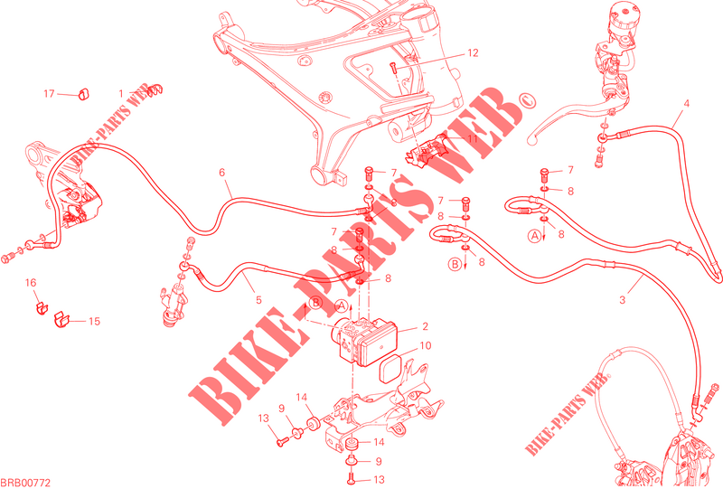 ANTILOCK BRAKING SYSTEM (ABS) for Ducati Monster SP 2023