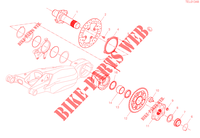 REAR WHEEL PIN for Ducati Streetfighter V4 2023