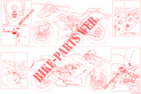WARNING LABEL for Ducati SUPERSPORT 950 2023