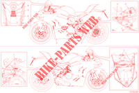 WARNING LABEL for Ducati PANIGALE V4 2023
