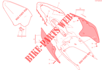 REAR FAIRINGS & SEAT for Ducati PANIGALE V4 S 2023