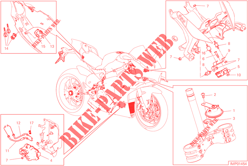ELECTRICAL PARTS for Ducati PANIGALE V4 S 2023