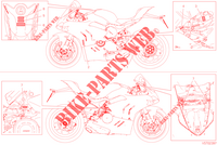 WARNING LABEL for Ducati PANIGALE V4 R 2023
