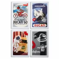 Postcard set (4 pieces) -Ducati Museum post-cards set 10x15 cm-Ducati