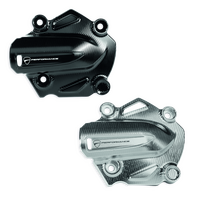 CNC WATER PUMP COVER SET SILVER-Ducati-Monster Accessories